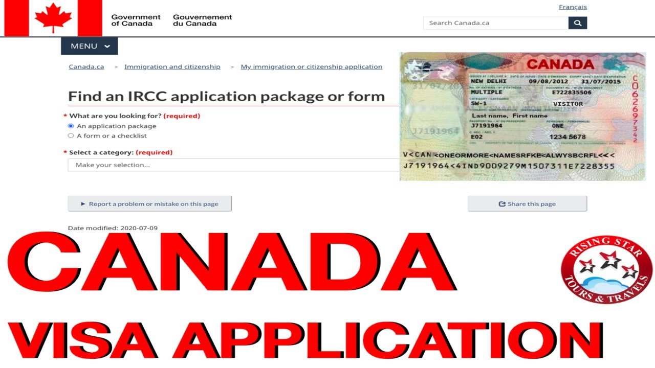Canada visa application online