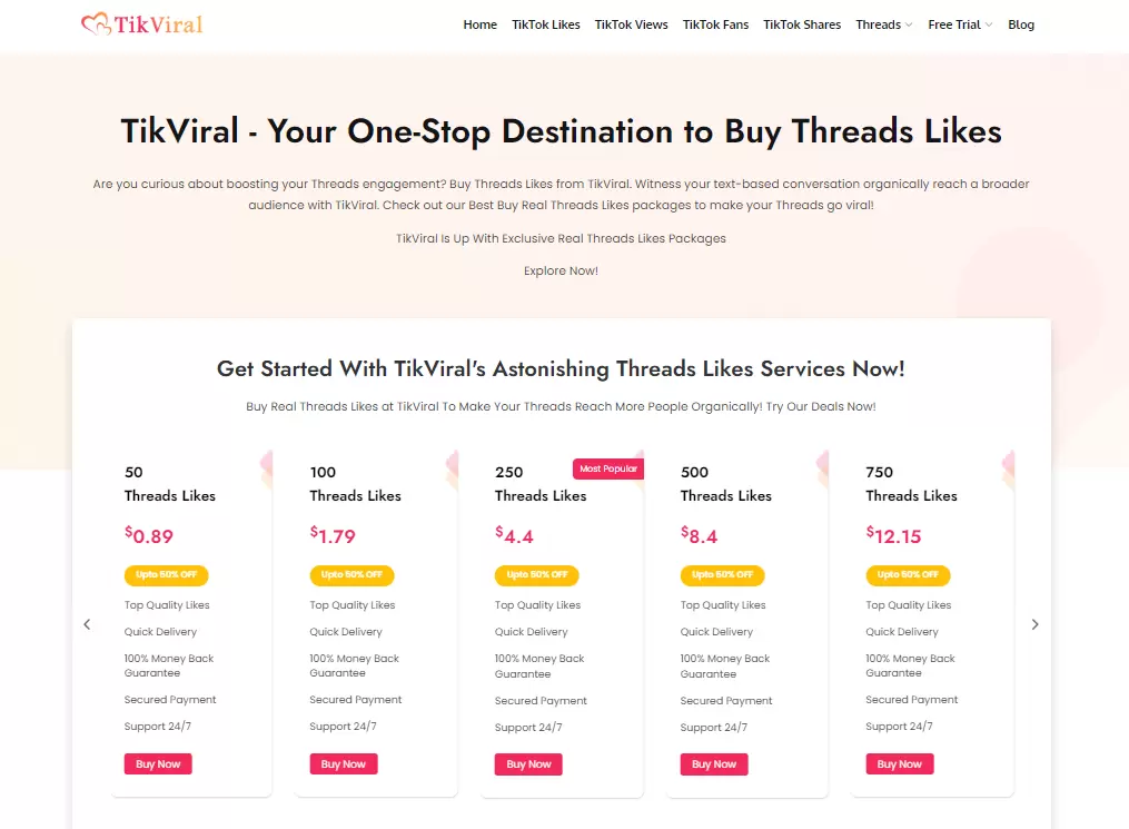 7 Must-Try Sites to Uplift Your Threads Likes Swiftly