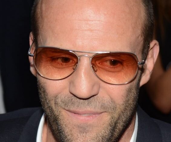 Jason Statham wearing sunglasses at a public event in 2014