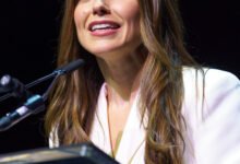 Sophia Bush speaking at South by Southwest in 2024.