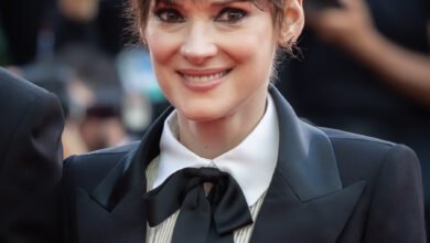 Winona Ryder smiling at the 81st Venice International Film Festival in 2024